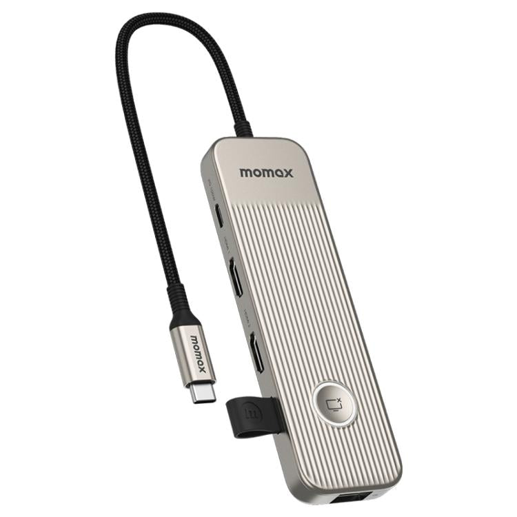 MOMAX DH19L 1-Link 9 in 1 Type-C Multifunctional HUB Adapter Docking Station MOMAX DH19L 1-Link 9 in 1 Type-C Multifunctional HUB Adapter Docking Station